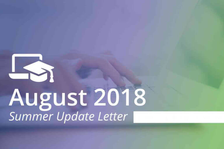August 2018 Summer Update Letter