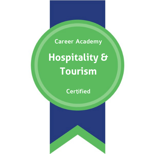 Hospitality and Tourism Career Academy Badge