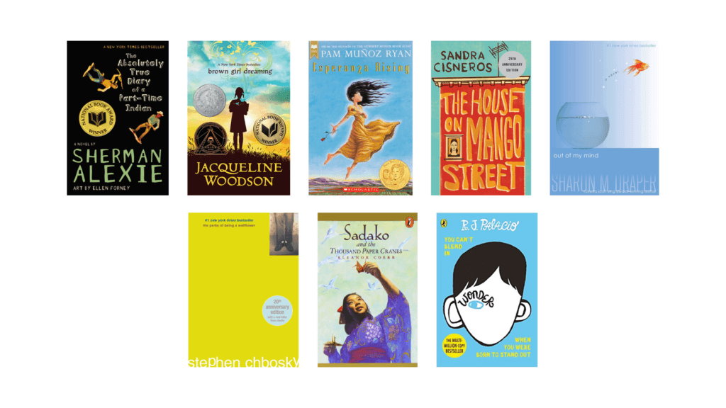books with new perspectives for middle school students